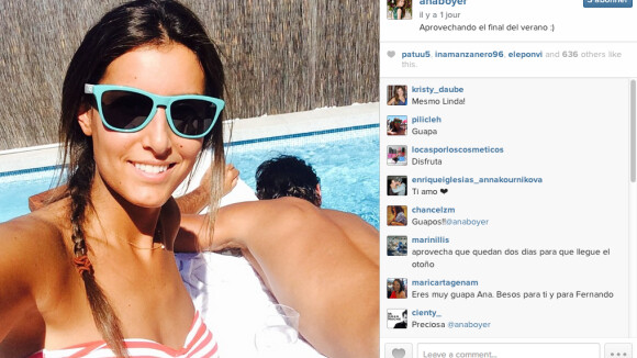 Ana Boyer et Fernando Verdasco : Soleil et piscine, leur bel été en amoureux...