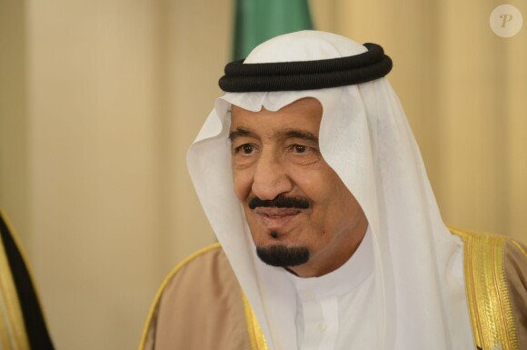 Le prince héritier et ministre de la Défense d'Arabie saoudite Salman bin Abdulaziz Al Saud au Four Seasons Hotel George V à Paris le 3 septembre 2014.
