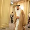 Le prince héritier et ministre de la Défense d'Arabie saoudite Salman bin Abdulaziz Al Saud au Four Seasons Hotel George V à Paris le 3 septembre 2014.