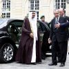 Manuel Valls recevant le prince héritier, vice-Premier ministre et ministre de la Défense d'Arabie saoudite Salman bin Abdulaziz Al Saud à Paris le 2 septembre 2014.