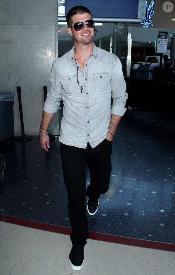 Robin Thicke à Los Angeles, le 11 août 2014.