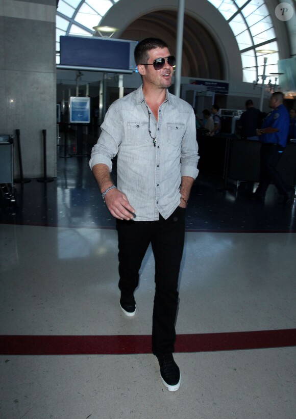 Robin Thicke à Los Angeles, le 11 août 2014.