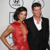 Paula Patton et Robin Thicke à Beverly Hills le 25 janvier 2014.