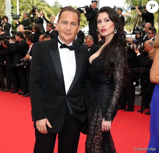 Eric Besson et sa femme Yasmine Tordjman - Mont&eacute;e des marches du film "The Search" lors du 67e Festival du film de Cannes le 21 mai 2014