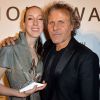Iris van Herpen (Grand Prix de l'ANDAM 2014) et Renzo Rosso - 25e anniversaire et remise du prix de l'Andam 2014 à l'hôtel Potocki, au sein de la Chambre de Commerce et d'Industrie de Paris, le 26 septembre 2014.