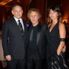 John Demsey, Renzo Rosso et sa compagne Arianna Alessi - 25e anniversaire et remise du prix de l'Andam 2014 à l'hôtel Potocki, au sein de la Chambre de Commerce et d'Industrie de Paris, le 26 septembre 2014.