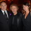 John Demsey, Renzo Rosso et sa compagne Arianna Alessi - 25e anniversaire et remise du prix de l'Andam 2014 à l'hôtel Potocki, au sein de la Chambre de Commerce et d'Industrie de Paris, le 26 septembre 2014.