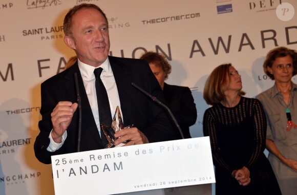 François-Henri Pinault - 25e anniversaire et remise du prix de l'Andam 2014 à l'hôtel Potocki, au sein de la Chambre de Commerce et d'Industrie de Paris, le 26 septembre 2014.
