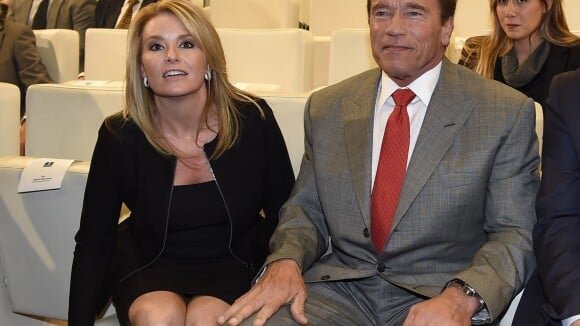 Arnold Schwarzenegger : Honoré devant les yeux de sa belle Heather à Madrid
