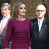 Le roi Felipe VI et la reine Letizia d'Espagne donnaient le coup d'envoi de la rentrée universitaire à Tolède, le 30 septembre 2014