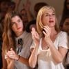 Michèle Laroque et sa fille Oriane assistent au défilé Paul & Joe printemps-été 2015 au Palais de Tokyo. Paris, le 30 septembre 2014.