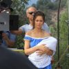 Exclusif - Marie-Ange Casta tourne "The Lovaganza Convoy: Part 2 - The Prophecy" à Grimaud, le 19 septembre 2014.