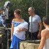 Exclusif - Marie-Ange Casta sur le tournage du film "The Lovaganza Convoy: Part 2 - The Prophecy" à Grimaud, le 19 septembre 2014.