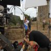 Exclusif - Marie-Ange Casta sur le tournage du film "The Lovaganza Convoy: Part 2 - The Prophecy" à Grimaud, le 19 septembre 2014.