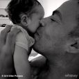 Chris Ivery et la petite  Sienna May, sur Instagram le 2 octobre 2014