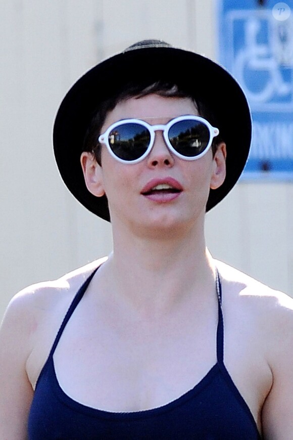 Rose McGowan à Los Angeles, le 29 septembre 2014.