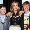 Emma Watson, Daniel Radcliffe et Rupert Grint à New york le 9 juillet 2009