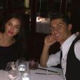Cristiano Ronaldo dîne avec sa belle Irina Shayk après un triplé contre l'Athletic Bilbao à Madrid le 5 octobre 2014.