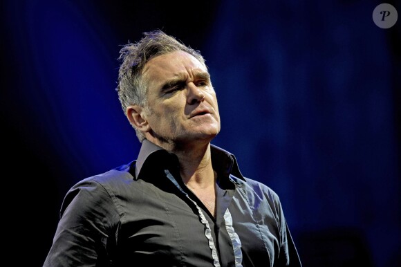 Morrissey en concert dans le cadre du festival de musique de Glastonbury, le 24 juin 2011.