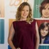 Ludivine Sagnier, enceinte lors de l'avant-première du film "Lou ! Journal infime" au cinéma MK2 Bibliothèque à Paris, le 28 septembre 2014.