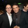 Pascal Elbé  - Soirée au W pour le lancement du nouveau cocktail club de l'hôtel parisien. Le 8 octobre 2014