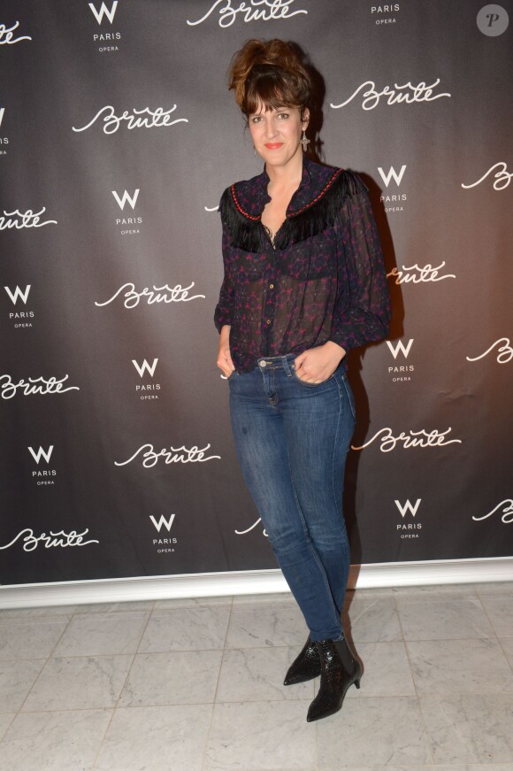 Daphné Burki - Soirée au W pour le lancement du nouveau cocktail club de l'hôtel parisien. Le 8 octobre 2014