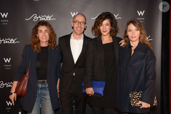 Mademoiselle Agnès, Mélanie Doutey et Anne Marivin - Soirée au W pour le lancement du nouveau cocktail club de l'hôtel parisien. Le 8 octobre 2014
