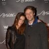 Zoé Félix et son ami Benjamin Rolland - Soirée au W pour le lancement du nouveau cocktail club de l'hôtel parisien. Le 8 octobre 2014