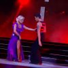 Ophélie Winter et Christophe Licata - Troisième prime de "Danse avec les stars 5" sur TF1. Le vendredi 10 octobre 2014.