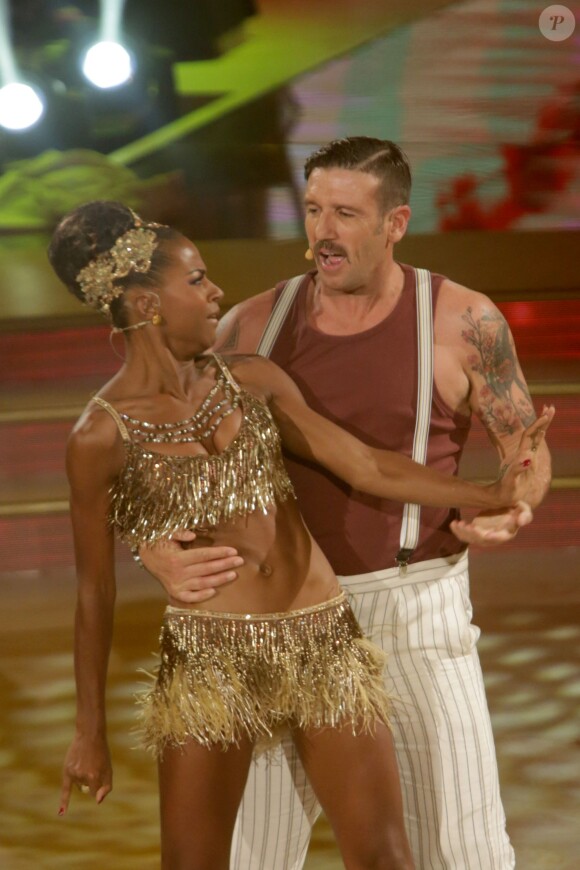 Vincent Candela et R. Elle Niane dans la version italienne de "Danse avec les stars" - octobre 2014