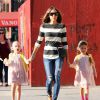 Sarah Jessica Parker emmène ses filles Tabitha et Marion à l'école à New York, le 19 septembre 2014
