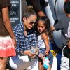 Jennifer Lopez emmène ses enfants Max et Emme au Mr. Bones Pumpkin Patch à West Hollywood, le 11 octobre 2014