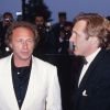 Pierre Richard et Gérard Depardieu à Cannes en 1985.