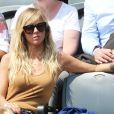Enora Malagré assiste aux Internationaux de France de tennis de Roland-Garros à Paris, le 31 mai 2014.