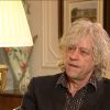 Bob Geldof évoque la mort de sa fille Peaches sur ITV News, le 15 octobre 2014.