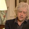 Bob Geldof évoque la mort de sa fille Peaches sur ITV News, le 15 octobre 2014.