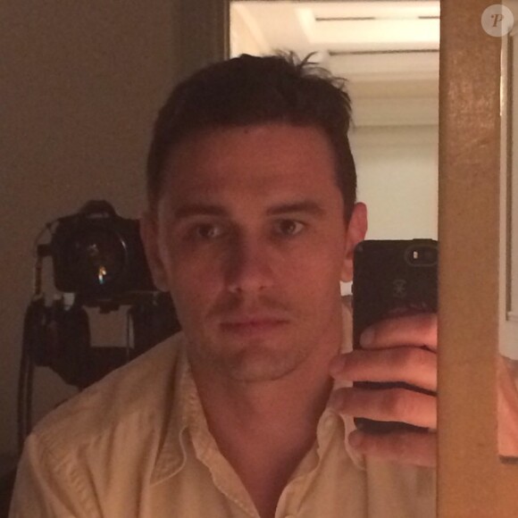 James Franco avant de se raser (Instagram), le 4 septembre 2014.