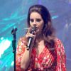 Lana Del Rey en concert à Los Angeles, le 17 octobre 2014. 