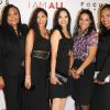 Maryum Ali, Rasheda Ali Walsh, Khaliah Ali, Jamillah Ali Joyce, Hana Ali lors de la première du film "I Am Ali" à Hollywood, le 10 octobre 2014 à l'ArcLight Cinema