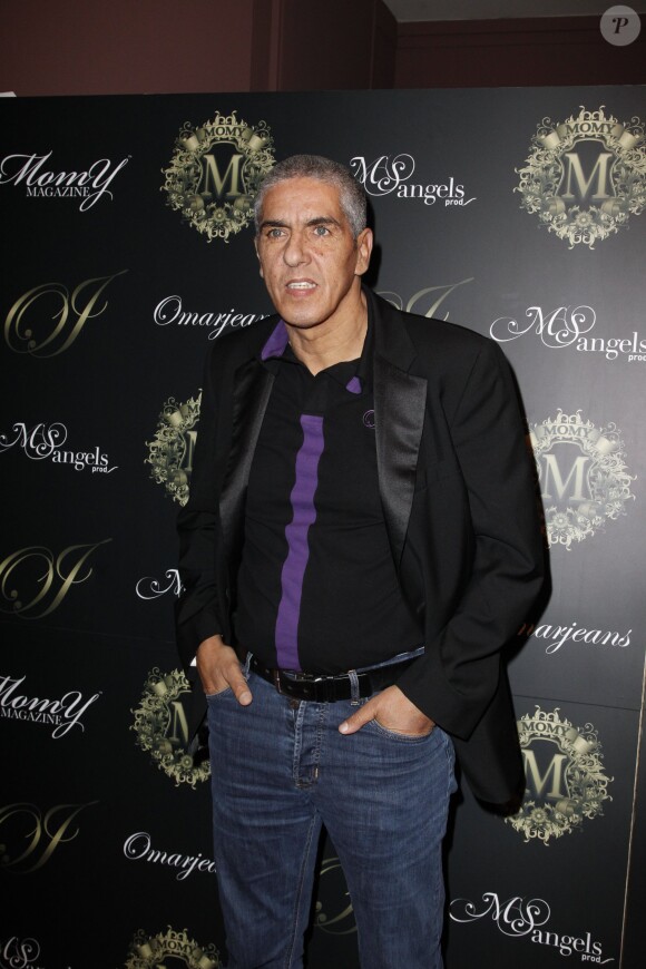 Samy Naceri au défilé de mode Omar Jeans, au pavillon Champs Elysées, à Paris le 31 mars 2013