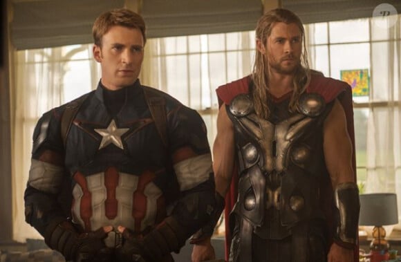 Image du film Avengers - L'ère d'Ultron avec Chris Evans et Chris Hemsworth