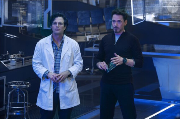Image du film Avengers - L'ère d'Ultron avec Mark Ruffalo et Robert Downey Jr.