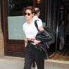 Kristen Stewart à la sortie de son hôtel à New York, le 9 octobre 2014
