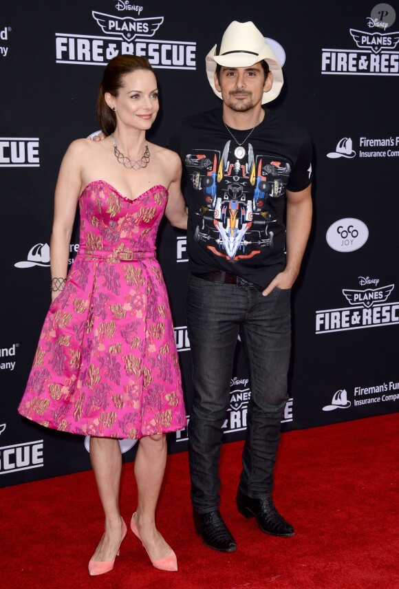 Brad Paisley et Kimberly Williams-Paisley à Los Angeles, le 15 juillet 2014.