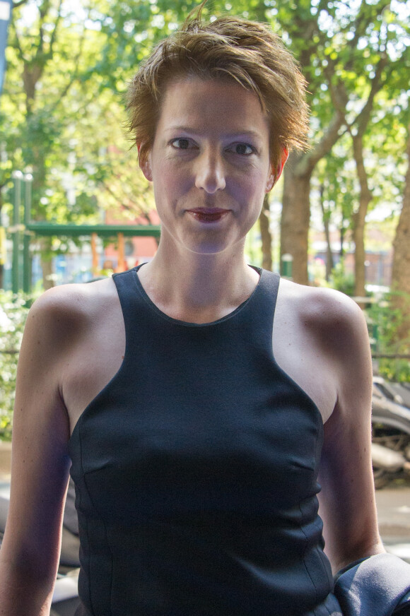 Natacha Polony - Arrivées à la conférence de rentrée de Europe 1 à Paris. Le 3 septembre 2014.