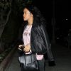 Rihanna est allée dîner au restaurant Matsuhisa à Los Angeles, le 27 octobre 2014.