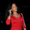 Rihanna est allée dîner au restaurant Giorgio Baldi à Santa Monica, le 26 octobre 2014.