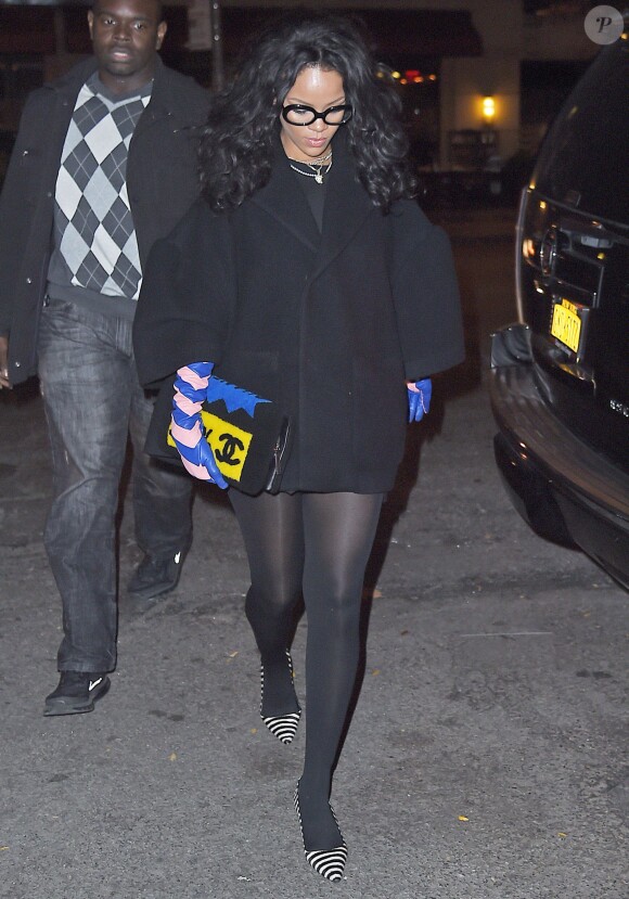 Rihanna se rend au restaurant Da Silvano à New York. Le 20 octobre 2014.