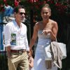 Jennifer Lopez et son ex mari Marc Anthony vont chercher leur fille Emme à l'école à Los Angeles, le 19 juin 2013.