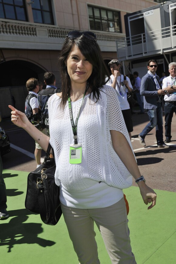 Marion Jollès-Grosjean lors du Grand Prix de Monaco le 26 mai 2013
